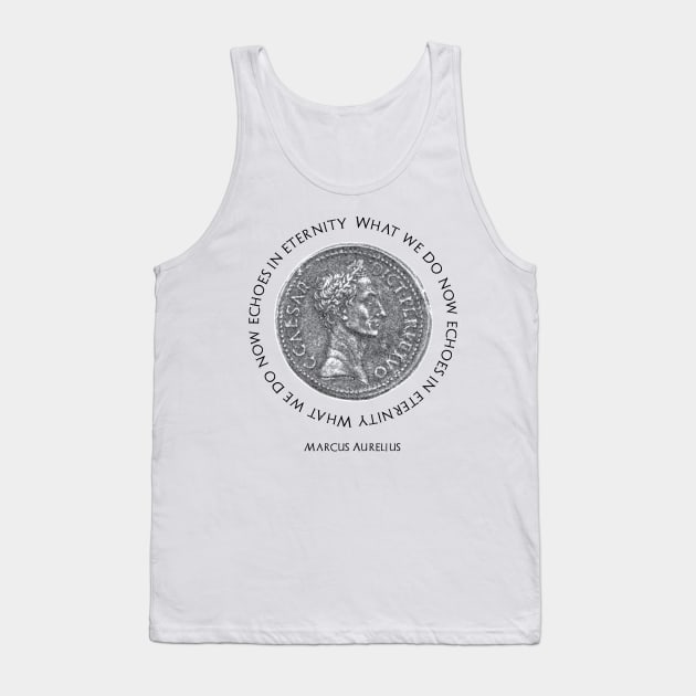 Stoic Quote from Marcus Aurelius Tank Top by emma17